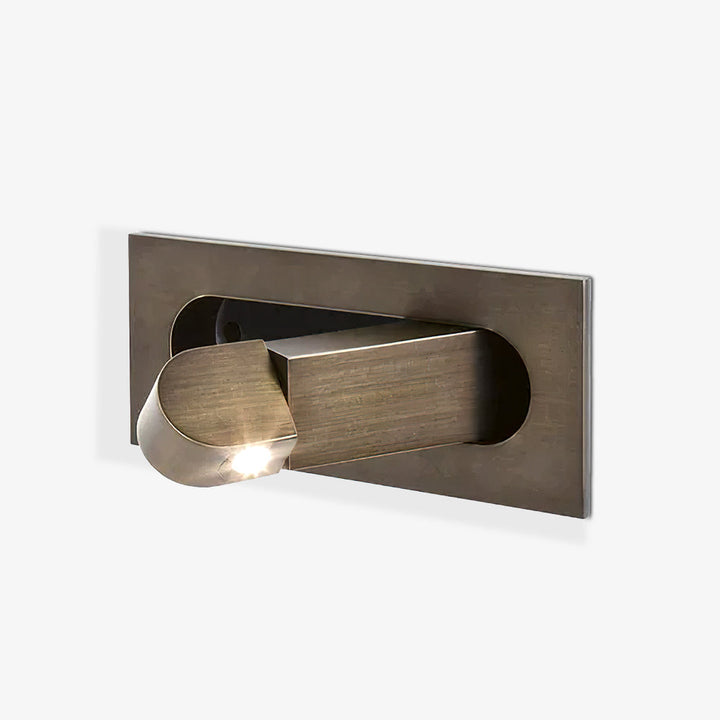 Modern LED reading wall lamp, adjustable for personalized lighting, in various finishes.