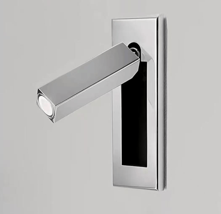Home lighting solution: adjustable LED wall lamp, great for bedroom decor & reading.