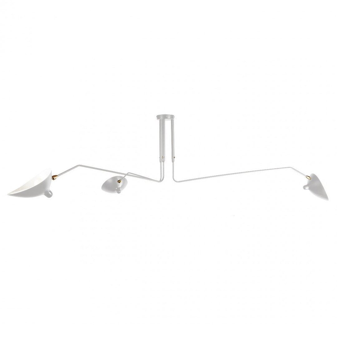 Modern adjustable multi-arm ceiling light, minimalist metal for contemporary homes.