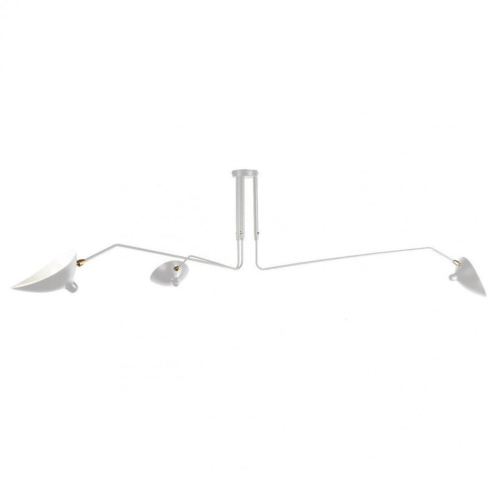 Modern adjustable multi-arm ceiling light, minimalist metal for contemporary homes.