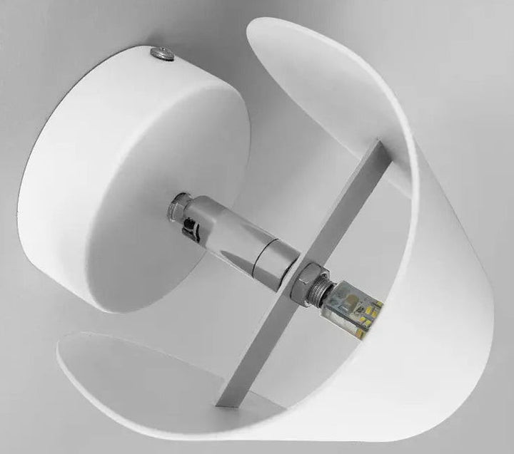 Contemporary LED up down light fixture, a stylish wall-mounted accent for modern home decor.
