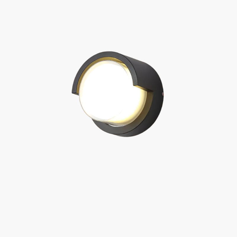 Durable exterior wall light, modern design, LED, motion sensor, great for garden, patio & outdoor security.