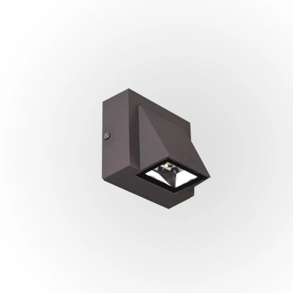 Elegant grey modern outdoor wall lamp, illuminates entrances, patios, and garden areas.