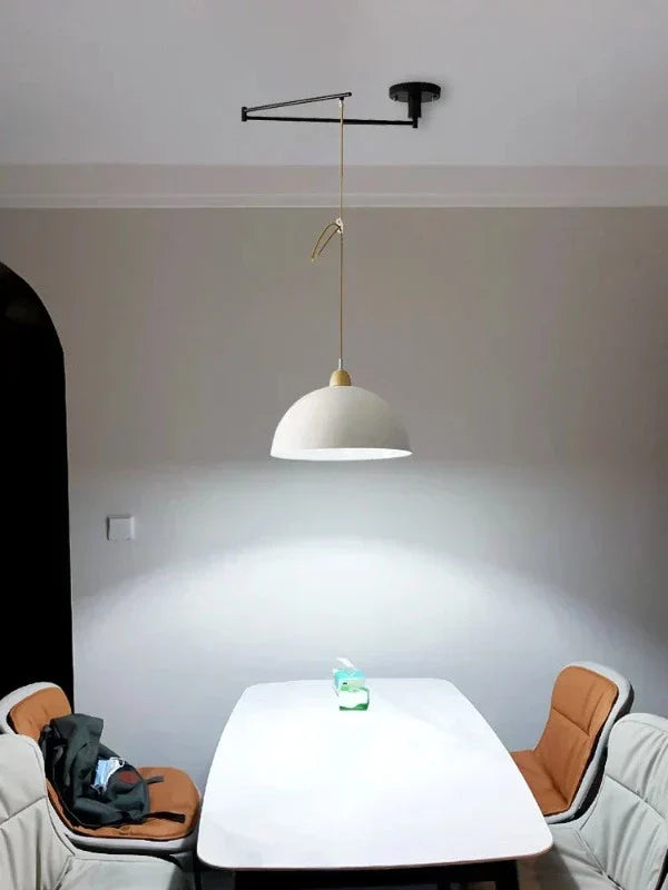 Adjustable modern ceiling light, perfect for flexible illumination in living rooms, enhancing home decor.