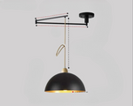 Black with gold interior