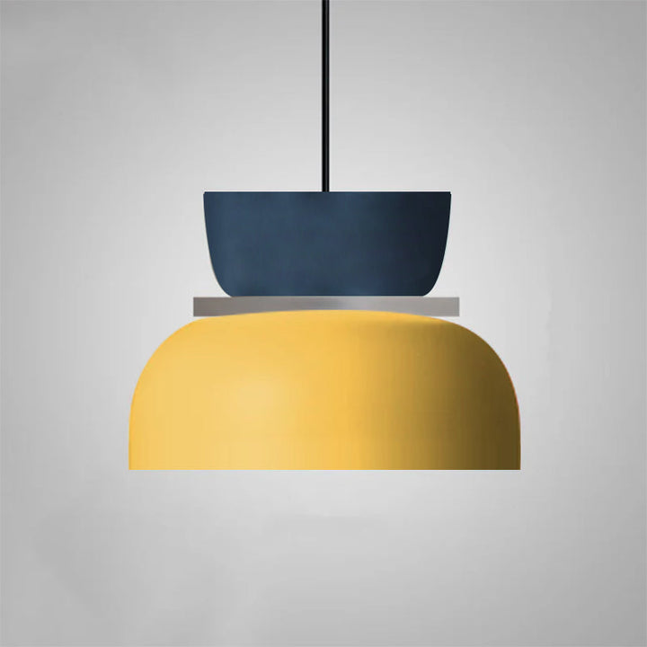 Modern dual-tone Nordic dome LED lamp. Contemporary ceiling light, ideal for kitchen & dining rooms.