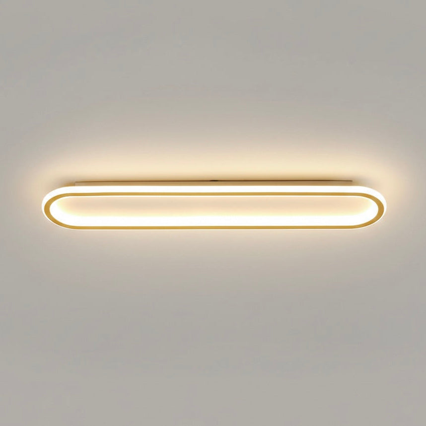 Modern geometric LED ceiling light fixture, dimmable for bedroom or living room, contemporary home decor.