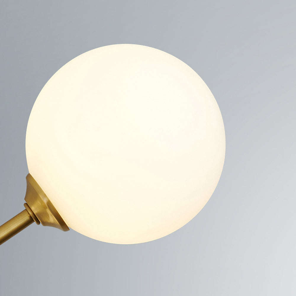 Contemporary modern globe chandelier in black, multi-light fixture for a stunning ceiling statement.