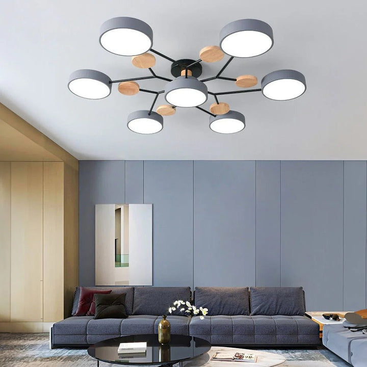 Modern mvb26 halo LED ceiling light for contemporary stylish spaces.