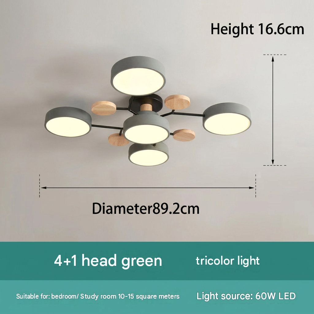 Stylish mvb26 halo LED semi-flush light, ideal for contemporary home lighting.