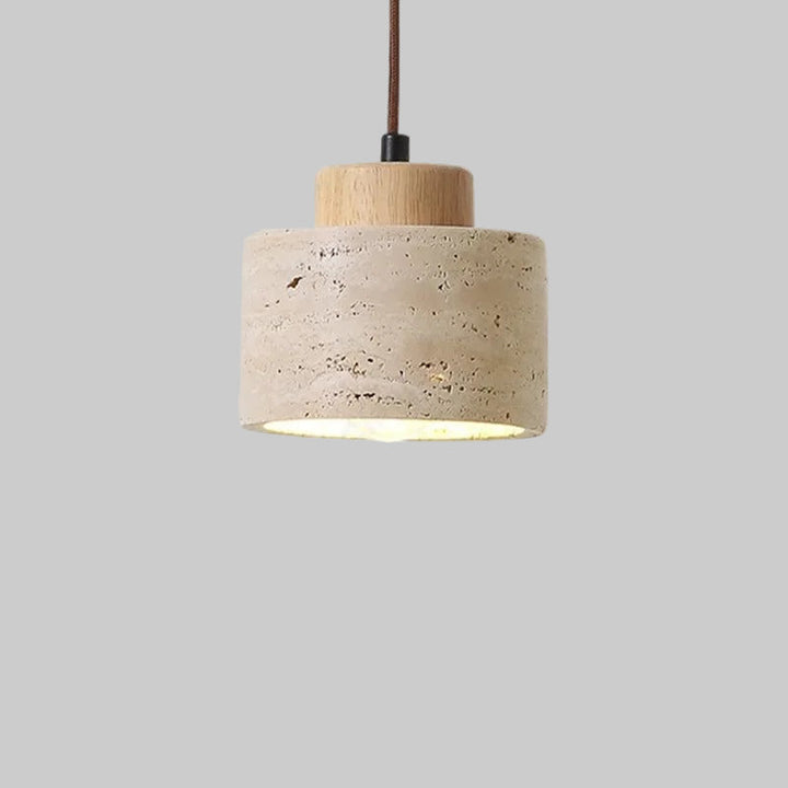Elegant home lighting: Travertine pendant light, perfect for modern indoor spaces.