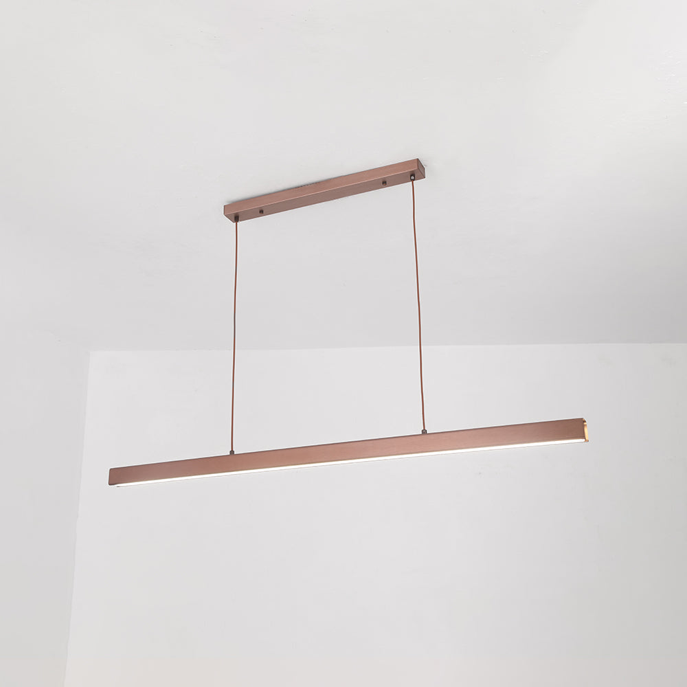 Ivyal modern LED linear light, perfect for illuminating dining areas.