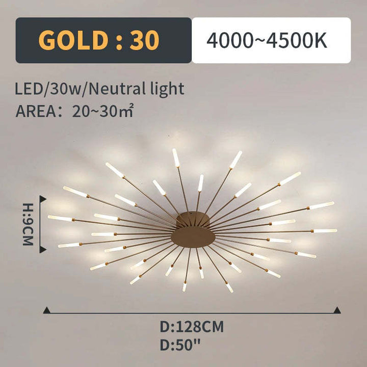 Contemporary spiral LED flush mount, provides stylish lighting for living rooms.