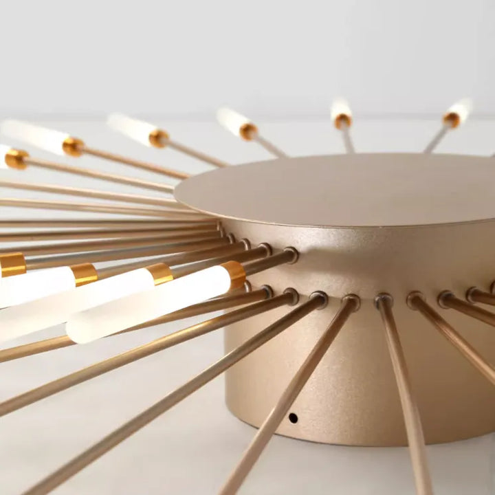 Energy-efficient spiral LED flush light, modern design, perfect home interior decor.