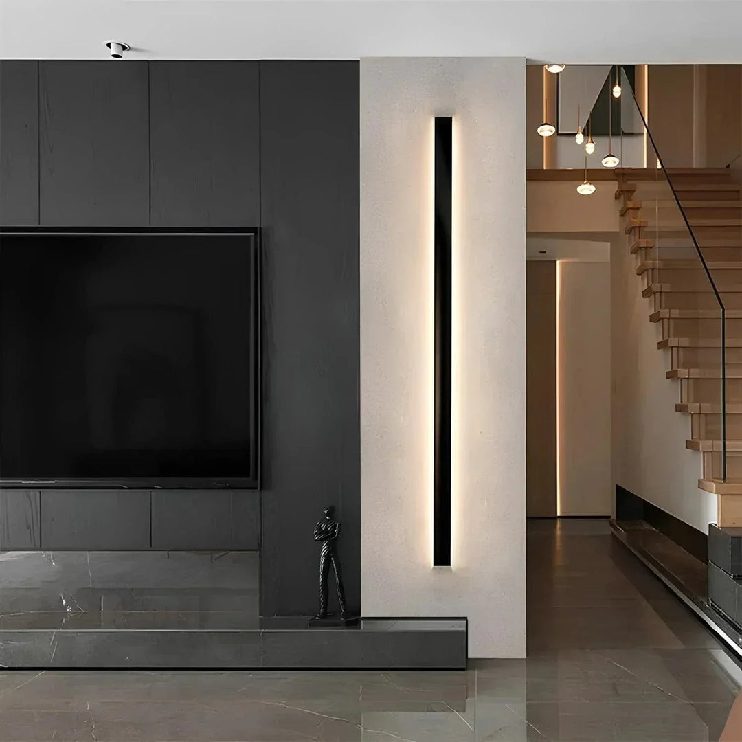 Energy-efficient LED patio light, weatherproof, with a unique backlit glow.