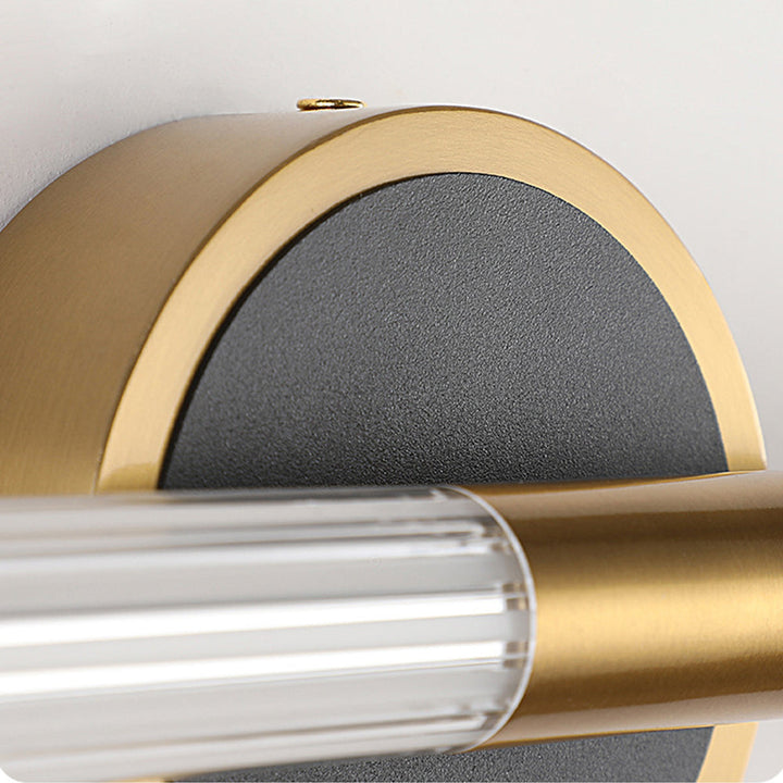 Contemporary LED wall light fixture for bathroom & mirror. Stylish and damp rated.
