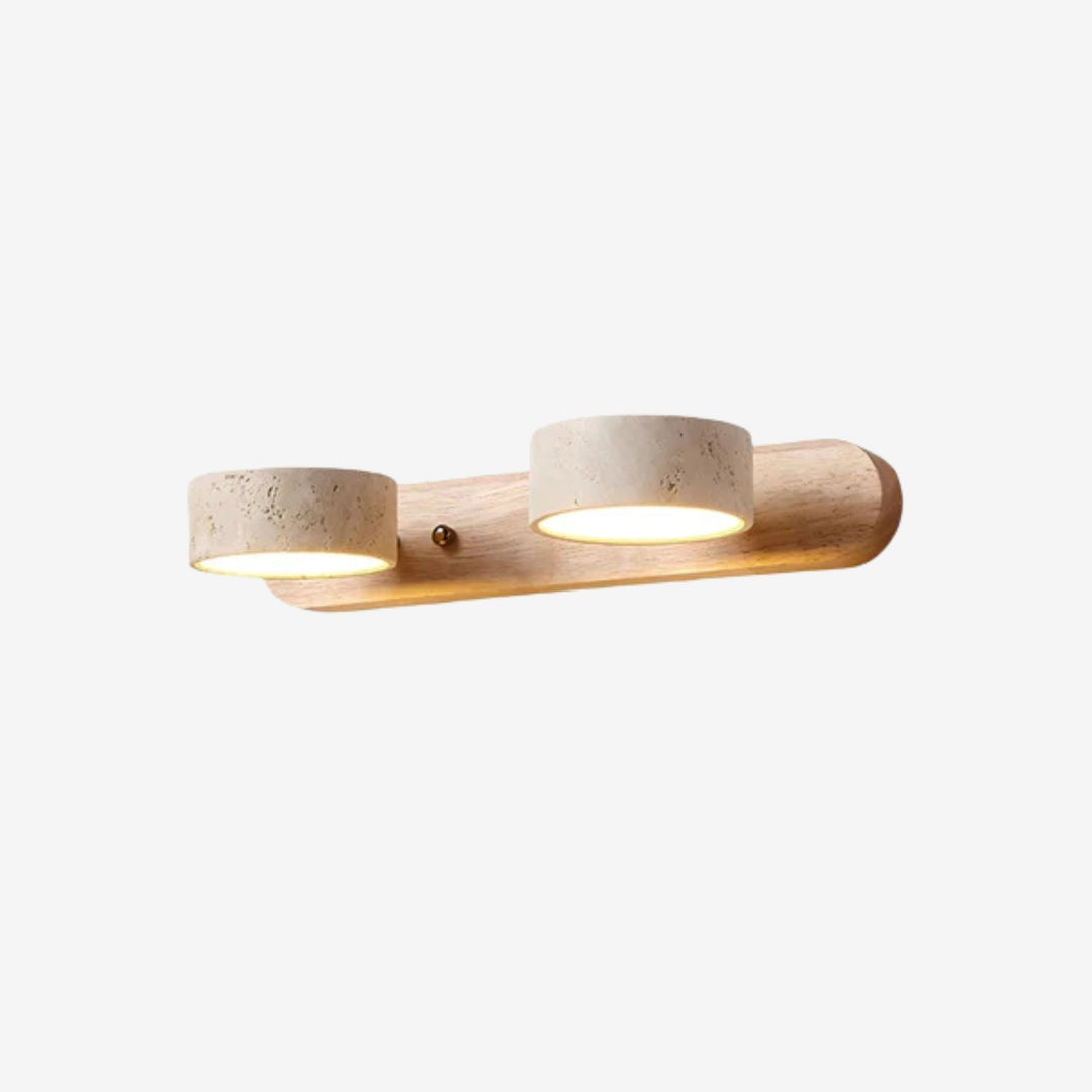 Modern LED wall light for elegant ambient home lighting.