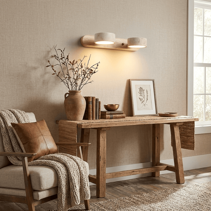 Ambient LED wall light, a functional and stylish home decor piece.