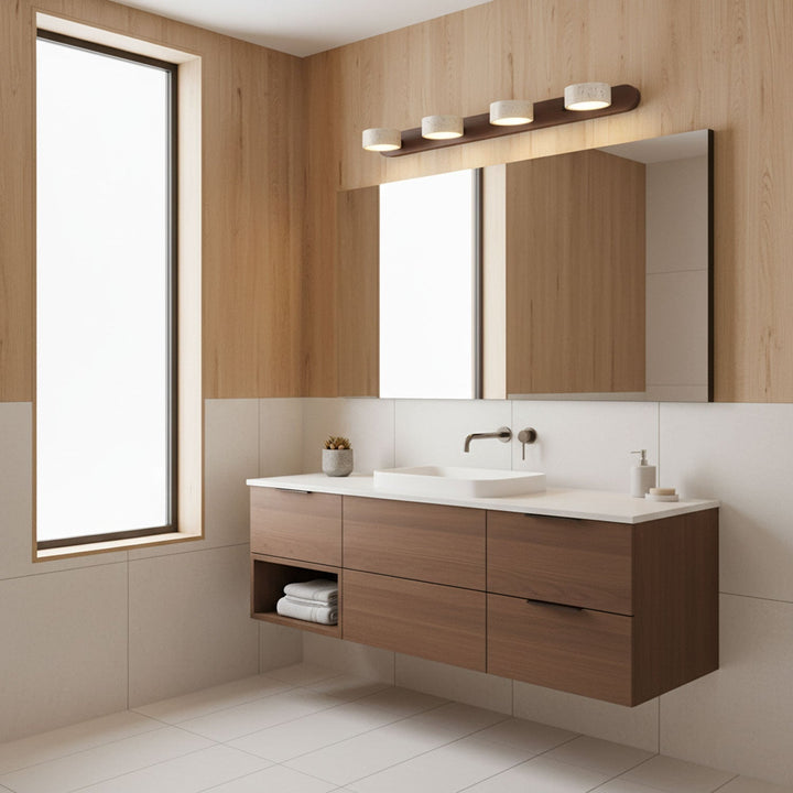 Contemporary interior LED wall light for elegant home illumination.