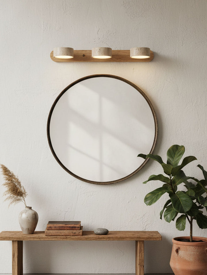 Ambient LED wall light, merging style with energy-saving design.