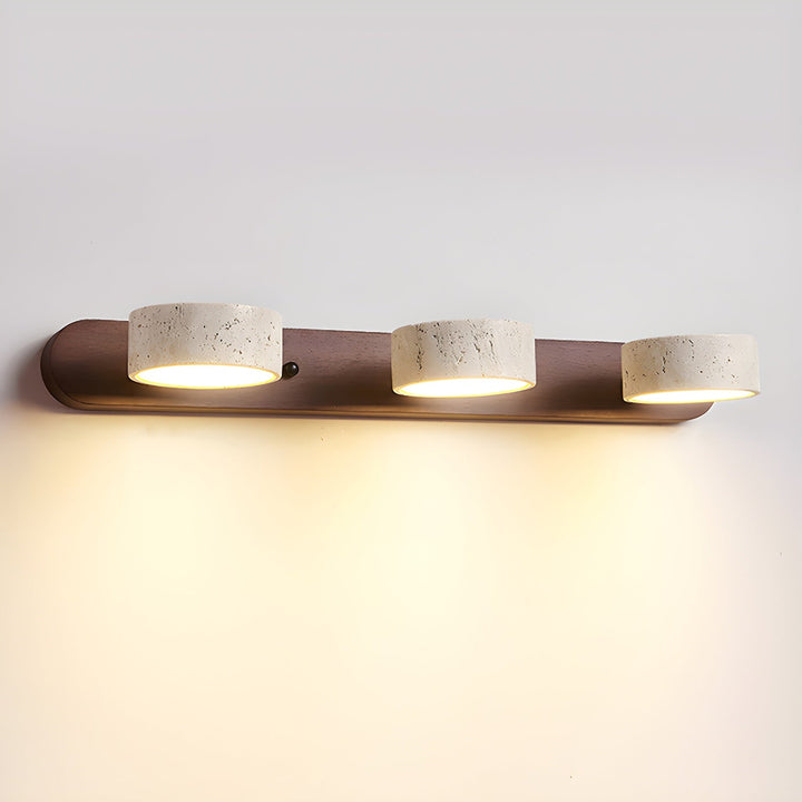 Ambient LED wall light, designed for a cozy interior glow.