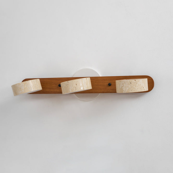 Stylish LED wall sconce, adding a touch of class to interiors.
