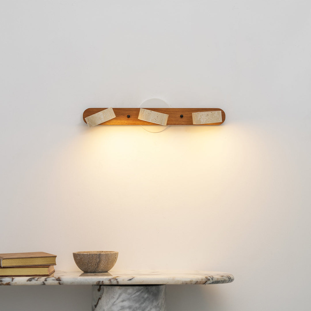 Elegant dimmable LED wall light, ideal for contemporary home lighting.