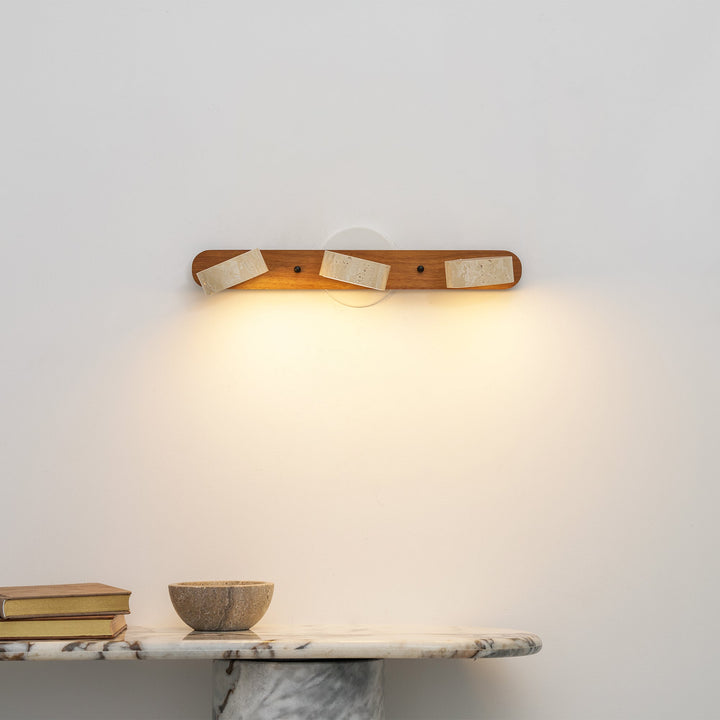 Elegant dimmable LED wall light, ideal for contemporary home lighting.