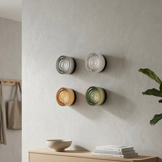 Contemporary LED wall sconce, perfect ambient lighting for living room or bedroom.
