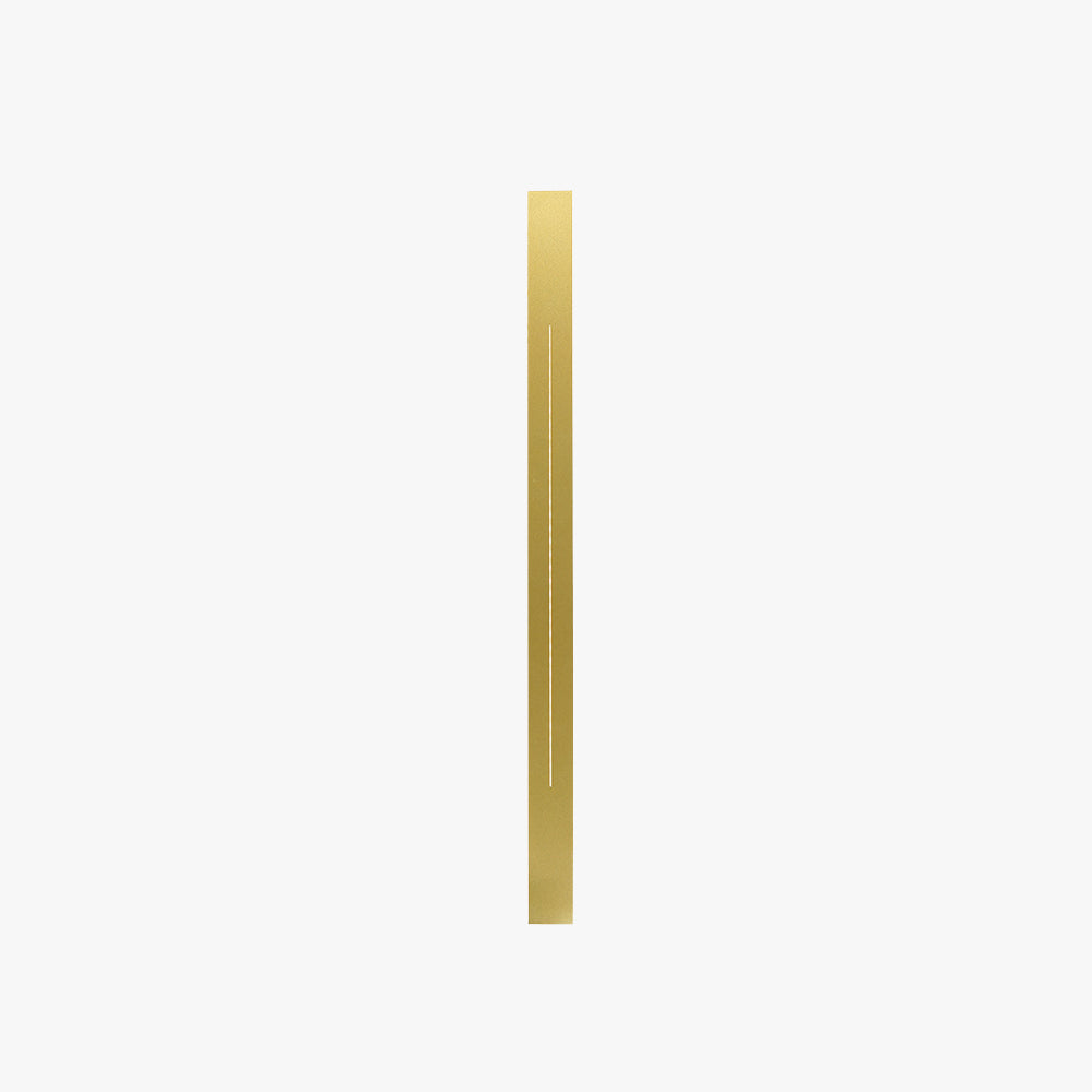 Modern linear LED wall light, sleek design for elegant indoor spaces.