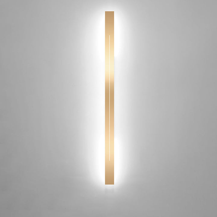 Dimmable linear LED wall lamp, contemporary design, perfect for home illumination.