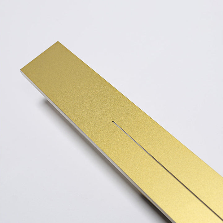 Modern linear LED wall sconce, high-quality metal and acrylic construction.