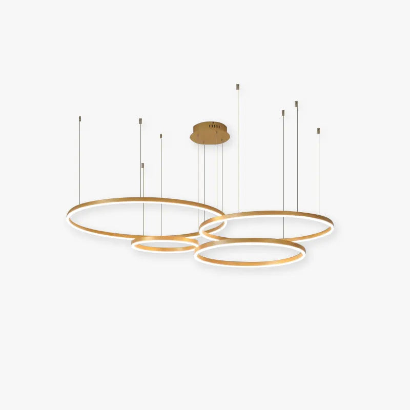 Modern Lorenna LED ring pendant light, ideal for contemporary home decor & ceiling lighting.