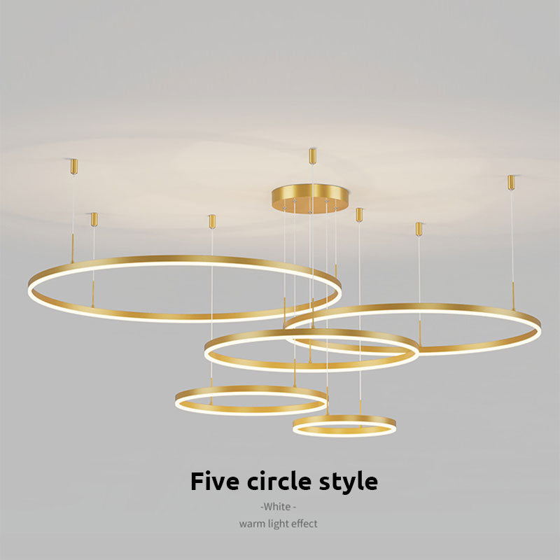 Lorenna modern LED ring light, providing bright, energy-efficient LED lighting.