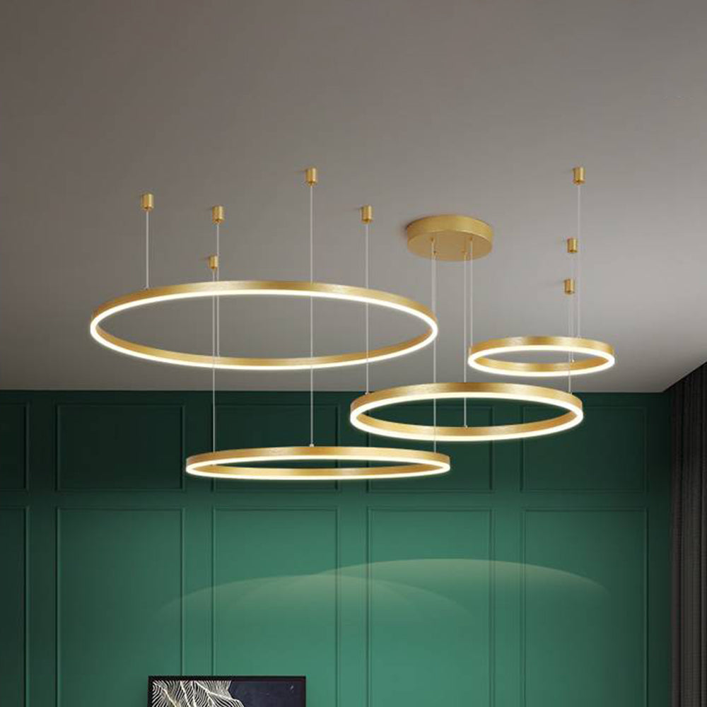 Lorenna LED ring pendant light, bringing modern elegance to your home.