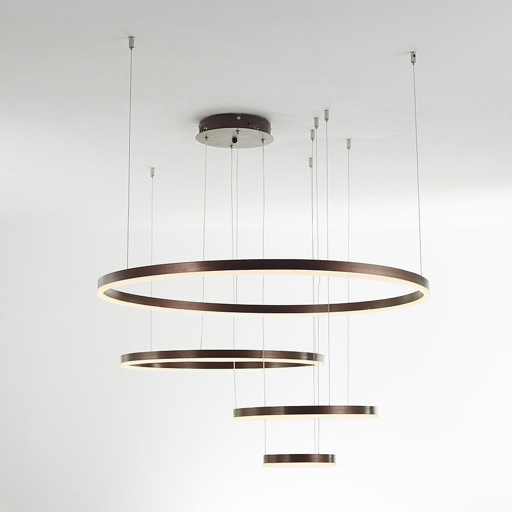 Lorenna LED ring pendant, a minimalist ceiling fixture for modern homes.