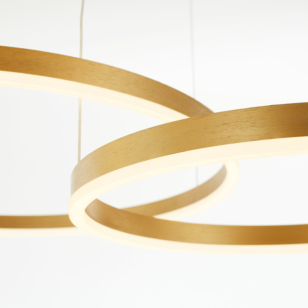 Modern Lorenna LED ring pendant light, a sophisticated focal point.