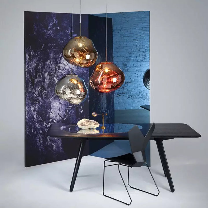 Melt collection pendant, an eye-catching modern lighting solution for sophisticated interiors.