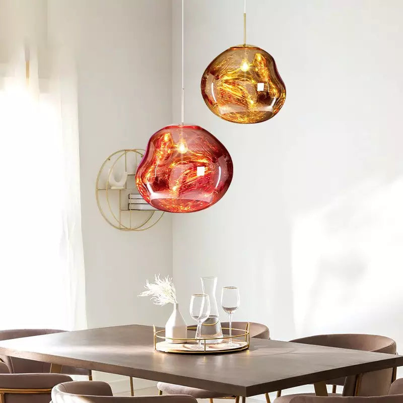 Atmospheric Melt modern lamp, perfect for creating a warm ambiance in your living space.