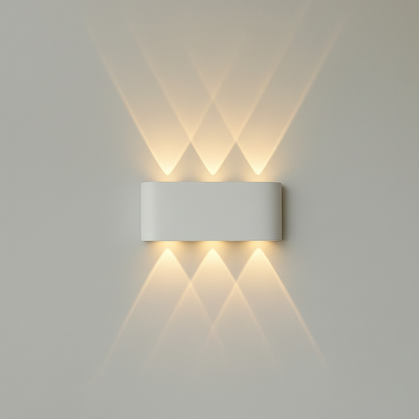 Modern minimalist LED wall sconce, a perfect blend of style and efficiency.