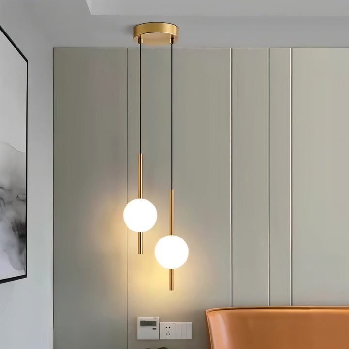 Elegant black Nordic LED pendant light, adjustable ceiling lamp for sophisticated home lighting.
