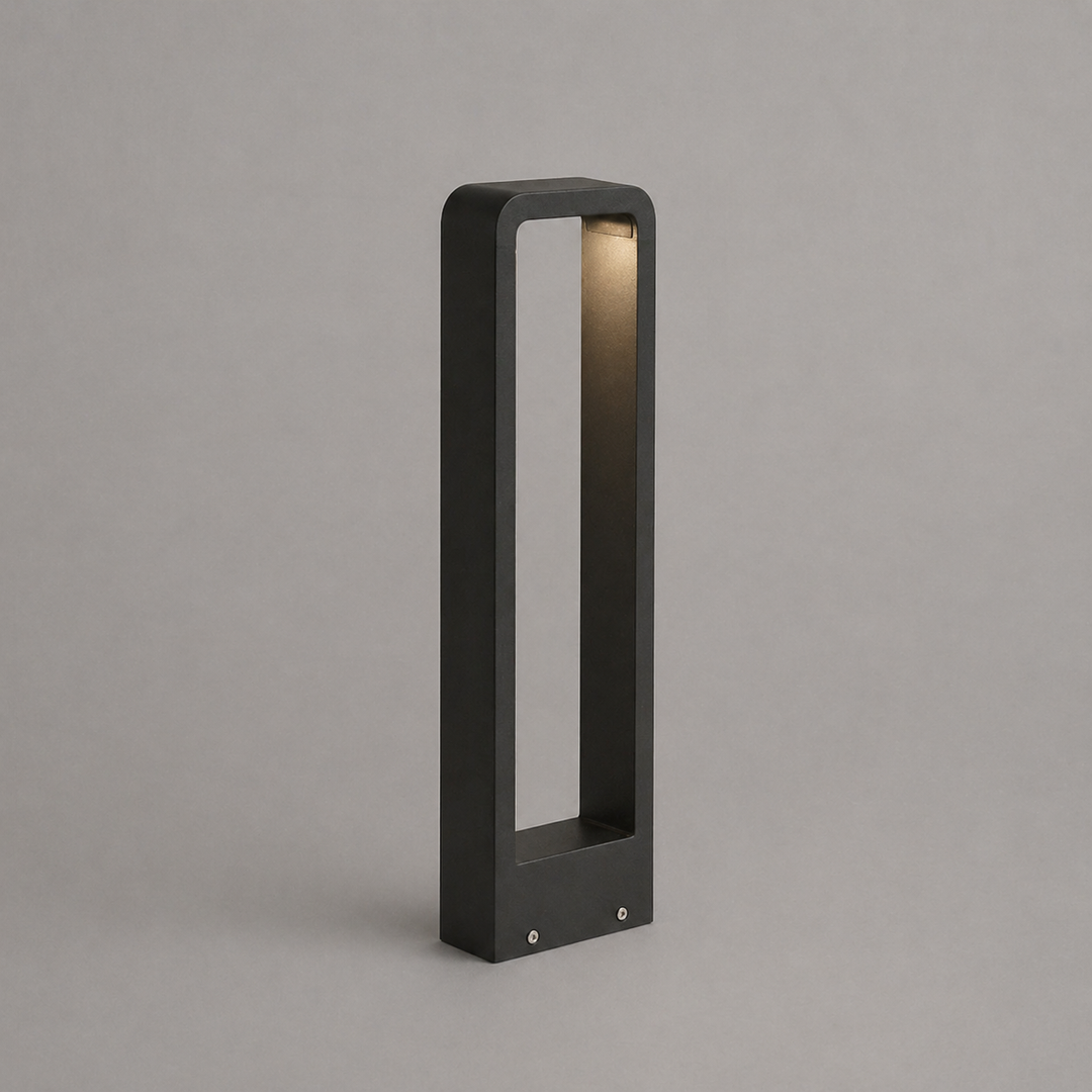 Modern outdoor LED garden lamp, sleek design for patio or pathway lighting, energy efficient & weather resistant.