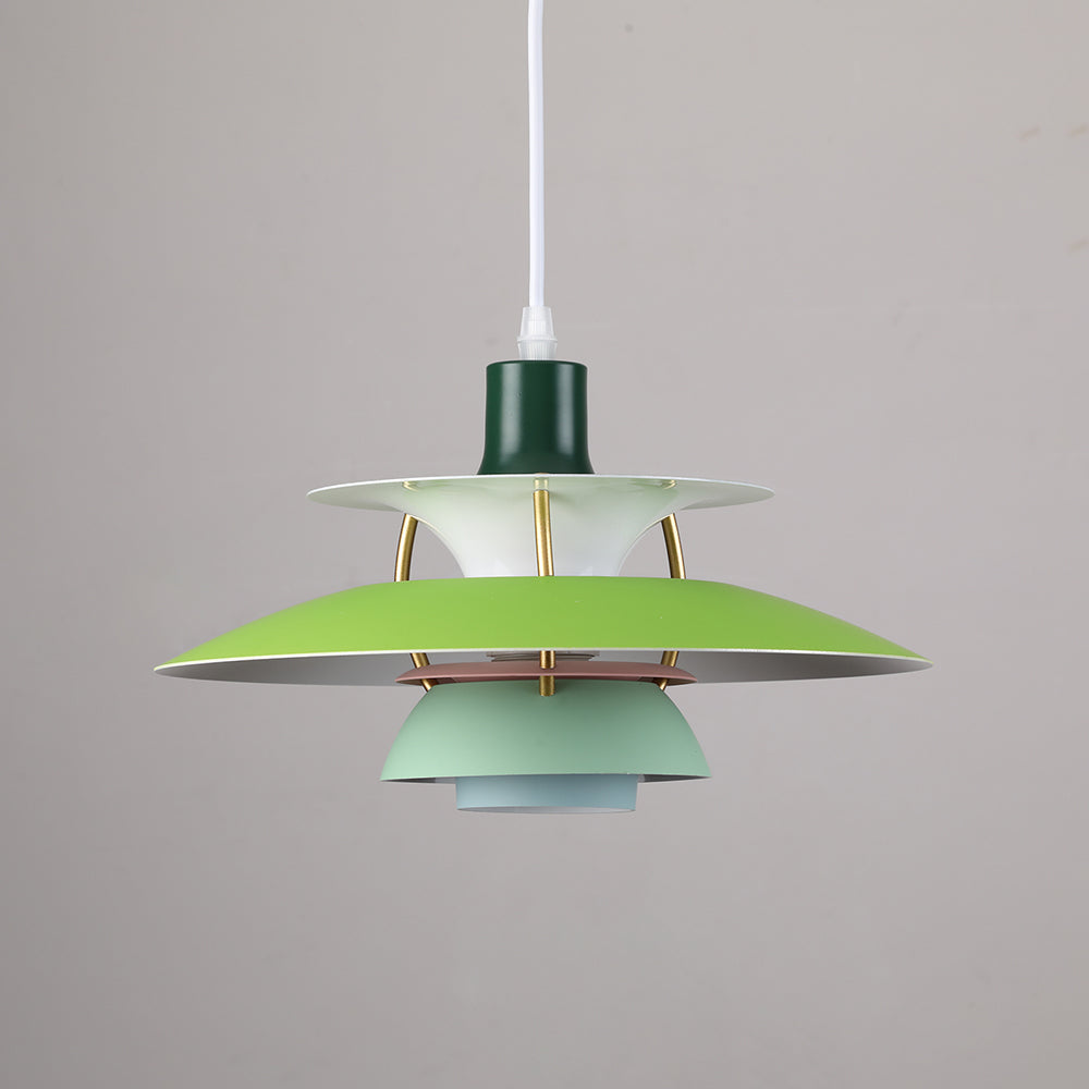 Paxano modern pendant light, white light for bright and airy bedrooms. Sleek interior design accent.
