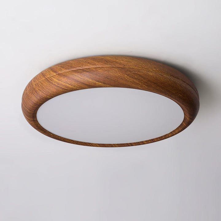 Cold light modern round LED flush mount, crisp lighting for contemporary spaces.