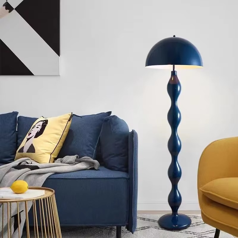Minimalist Scandinavian style floor lamp, providing contemporary lighting for any home.