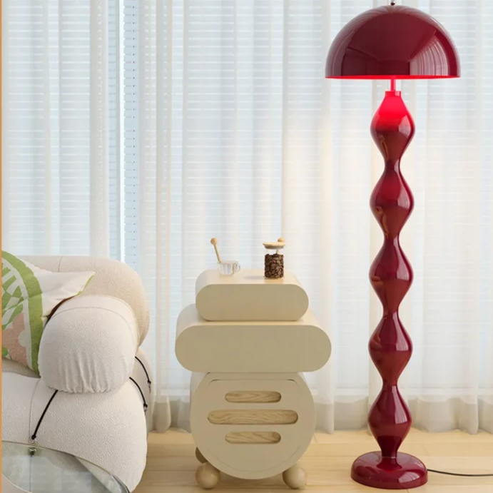 Elegant floor lamp, a modern lighting piece featuring minimalist Scandinavian aesthetics.