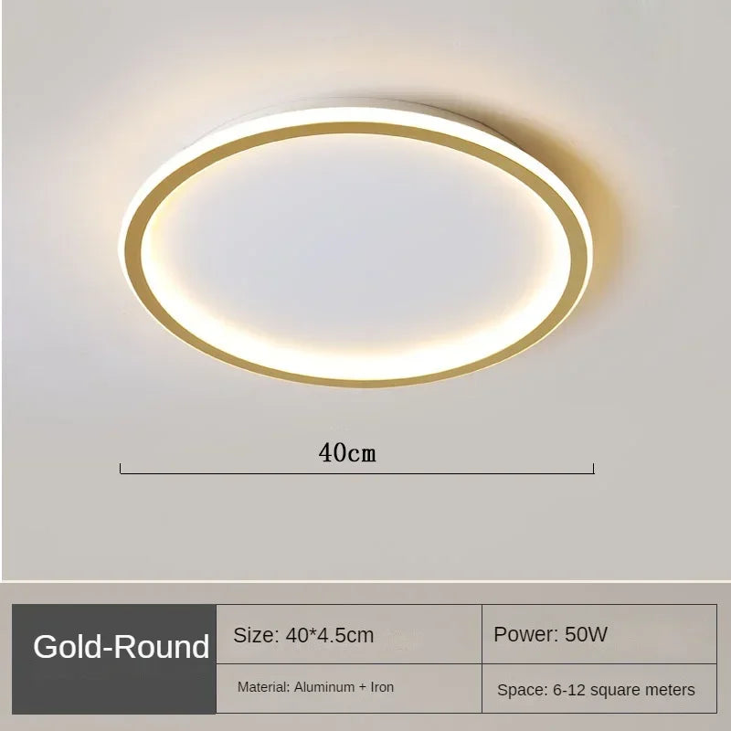 Versatile dimmable modern LED ceiling light, Scandinavian round design for customizable home lighting.