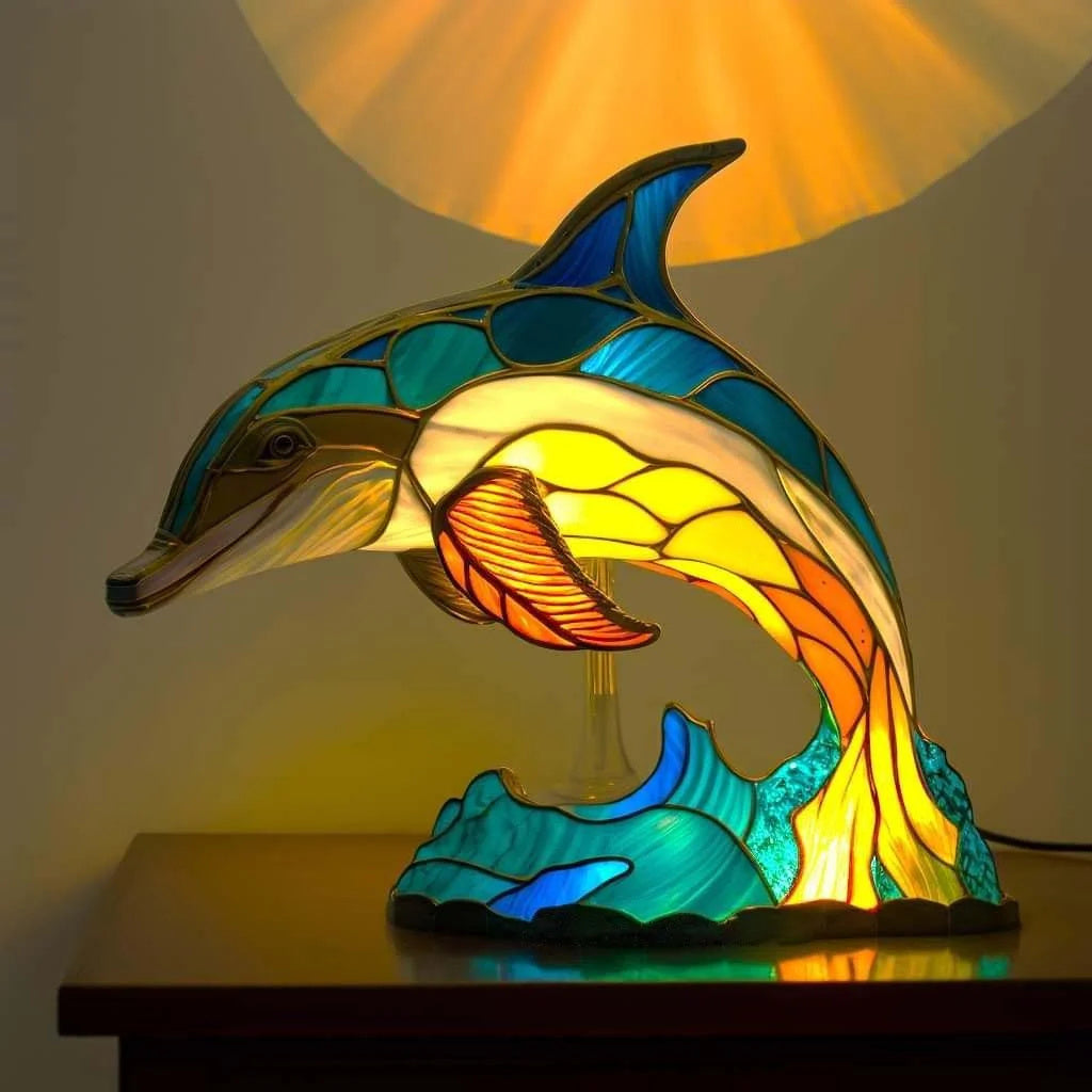 Contemporary home decor piece: a sculptural LED table lamp with artistic and unique design.