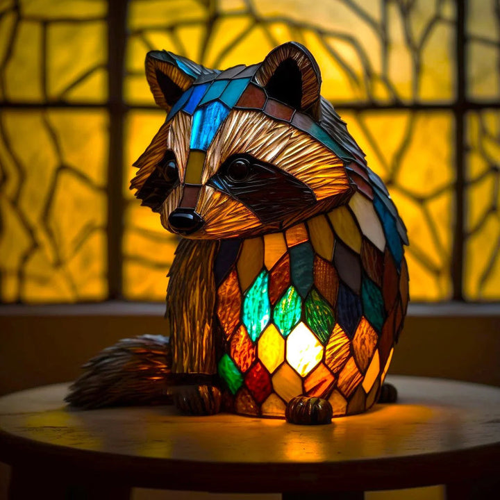 Abstract animal-inspired sculptural LED table lamp, a unique modern statement piece.