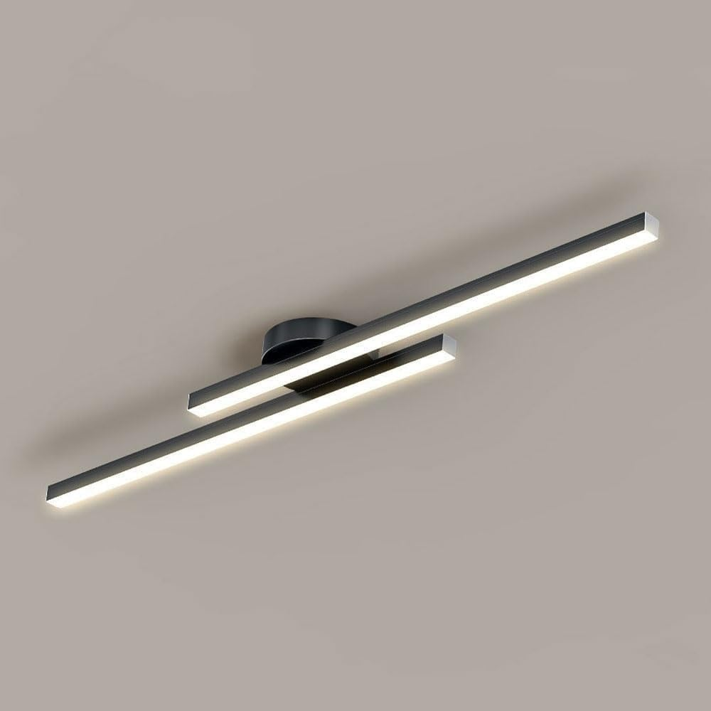 Modern LED flush mount ceiling light, energy-saving for stylish home decor.